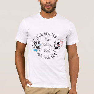 T-shirt A imagem inoperante de fala engraçada do crânio