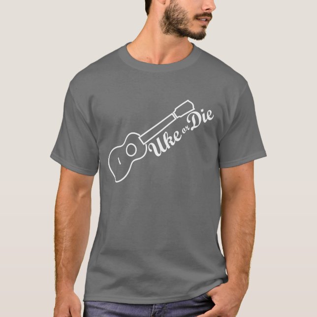 T-shirt A inclinação - Uke ou morre (Frente)