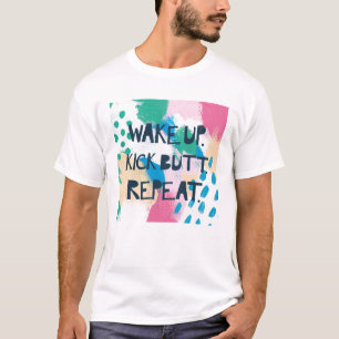 T-shirt A inspiração brilhante IV   acorda a repetição