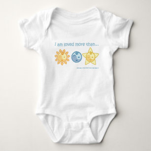 T-shirt A ioga fala o bebê: Eu sou amado