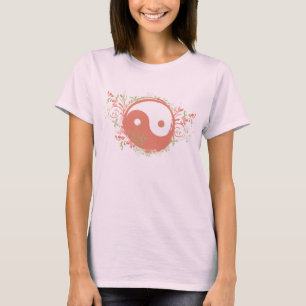 T-shirt A ioga fala: Símbolo bonito de Yin-Yang
