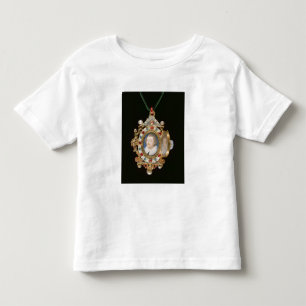 T-shirt A jóia de Gresley, com os retratos diminutos do