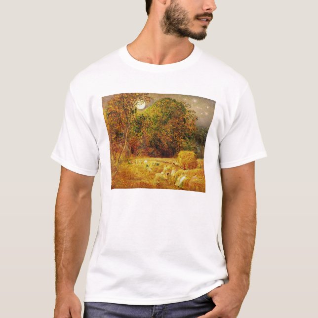 T-shirt A lua cheia, 1833 (óleo no papel colocado no (Frente)