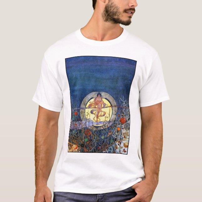T-shirt A Lua de Colheita - Charles Rennie Mackintosh (Frente)