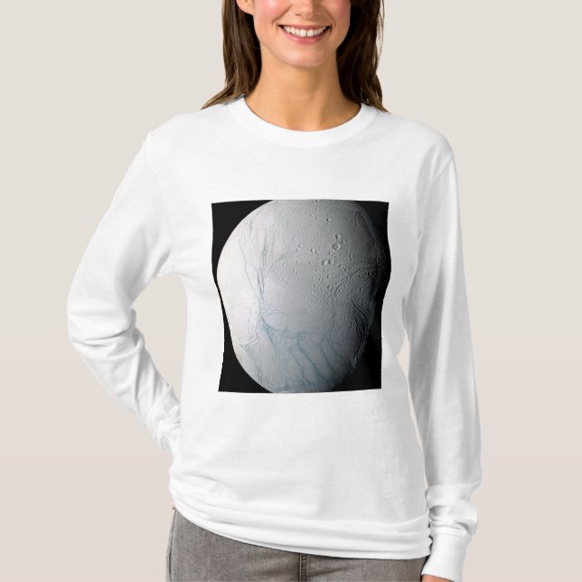 T-shirt A lua de Saturno Enceladus 2 (Frente)