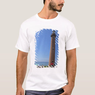 T-shirt A luz Little Sable Point no Lago Michigan