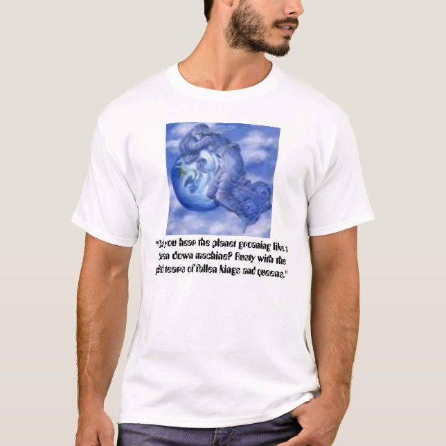 T-shirt a Mãe Terra que weeping, "não pode você ouvir o (Frente)