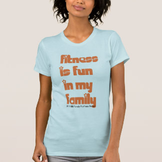T-shirt A malhação é divertimento em minha família