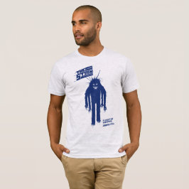 T-SHIRT A MANCHA - AZUL