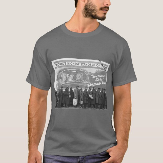 T-shirt A maneira americana (Frente)