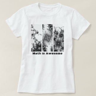 T-shirt A matemática é ø design impressionante do Fractal