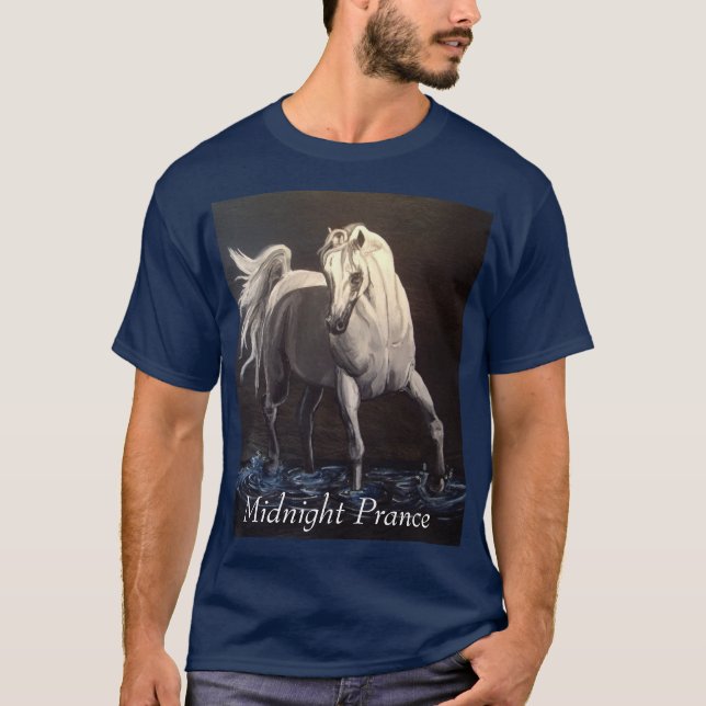 T-shirt A meia-noite Prance (Frente)