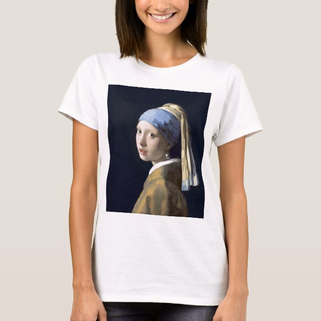 T-shirt A menina com o brinco da pérola (Frente)