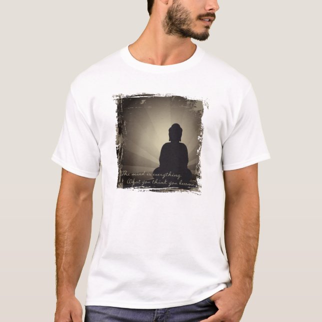 T-shirt A mente de Buddha é tudo (Frente)