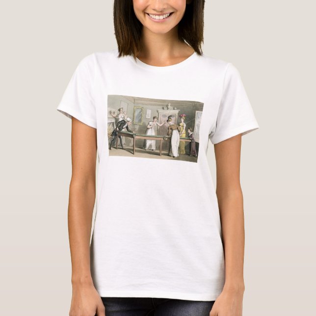 T-shirt A Mesa Billiard, do Tour do Dr. Syntax em (Frente)