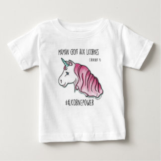 T-shirt “a minha mãe crê aos licornes” *