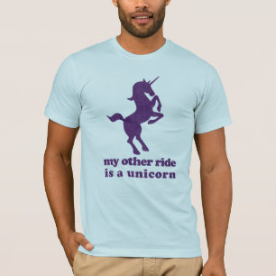 T-shirt A Minha Outra Viagem É Um Unicórnio Engraçado