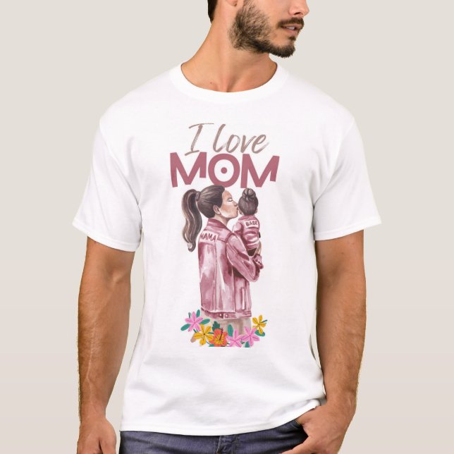 T-Shirt A mother’s love is my first miracle (Frente)