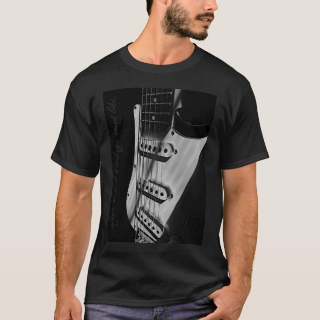 T-shirt a música é o que os sentimentos soam como T (Frente)