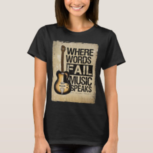 T-shirt a música fala