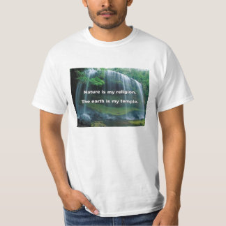 T-shirt A natureza é minha religião
