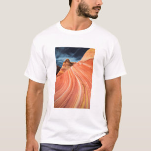 T-shirt A onda, falésias vermelhas, Arizona