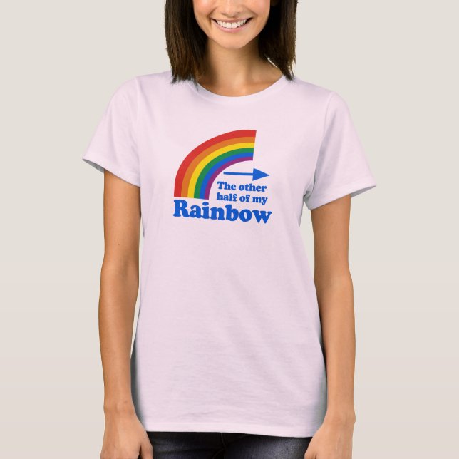 T-shirt A OUTRA METADE DA MINHA CAIXA (esquerda) (Frente)