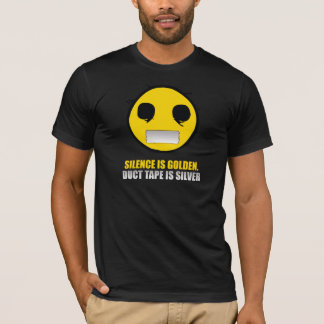 T-SHIRT A PALAVRA É DE PRATA E O SILÊNCIO É DE OURO