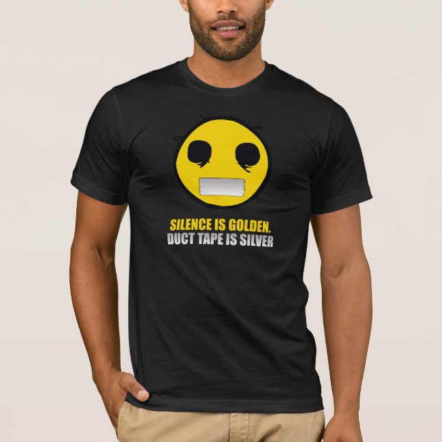 T-SHIRT A PALAVRA É DE PRATA E O SILÊNCIO É DE OURO (Frente)