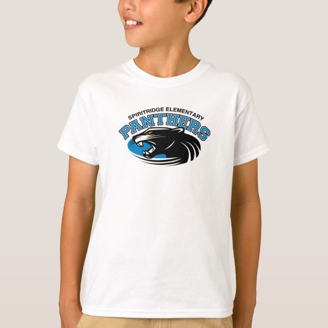 T-shirt A pantera clássica caçoa o T (branco) (Frente)