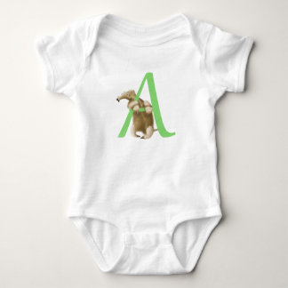 T-shirt A para o monograma da inicial do Anteater