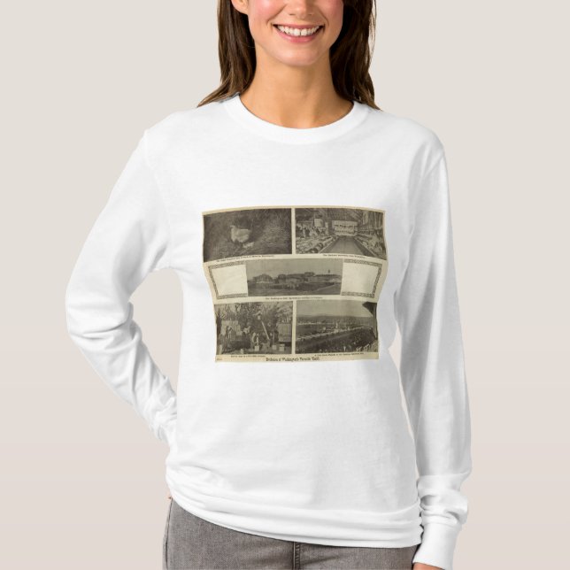 T-shirt A parcimônia versátil de Washington (Frente)