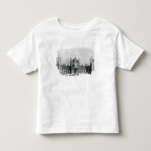 T-shirt A parte dianteira ocidental do pavilhão de