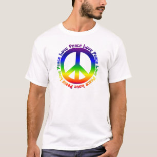T-shirt A paz e ama tudo ao redor