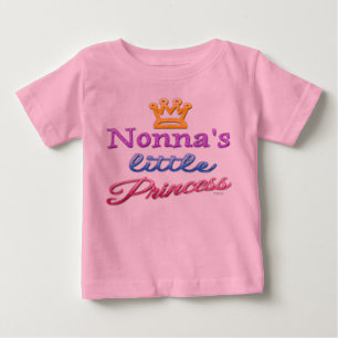 T-shirt A Pequena Princesa Bebê Toddler de Nonna