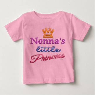T-shirt A Pequena Princesa Bebê Toddler de Nonna