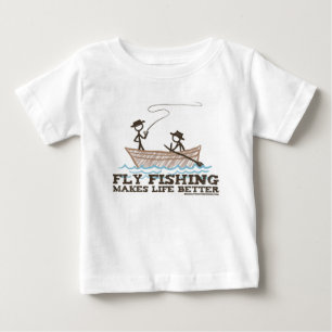 T-shirt A Pesca De Voo Torna A Vida Melhor