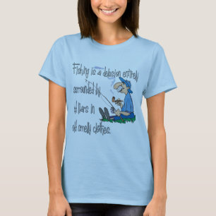 T-shirt A pesca é uma ilusão