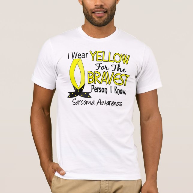 T-shirt A pessoa a mais brava eu sei o Sarcoma (Frente)
