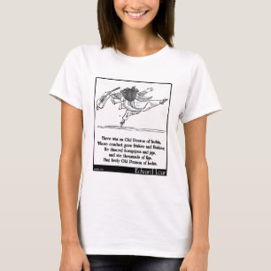T-shirt A pessoa idosa de Edward Lear da quintilha jocosa