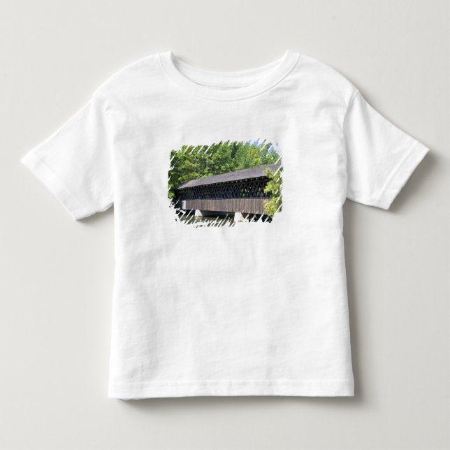 T-shirt A Ponte Cobierta Stone Mountain em Stone (Frente)