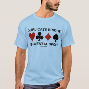 T-shirt A Ponte Duplicada É Um Esporte Mental (Fatos De C