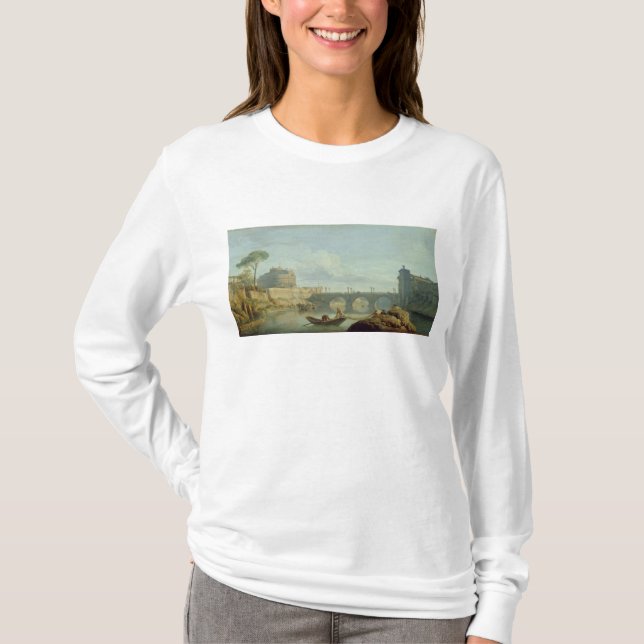 T-shirt A ponte e o castelo Sant'Angelo, 1745 (Frente)