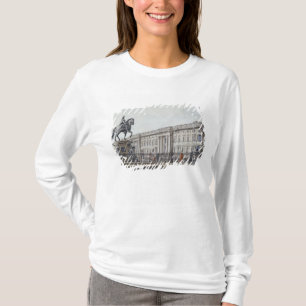 T-shirt A ponte longa com um monumento aristocrático
