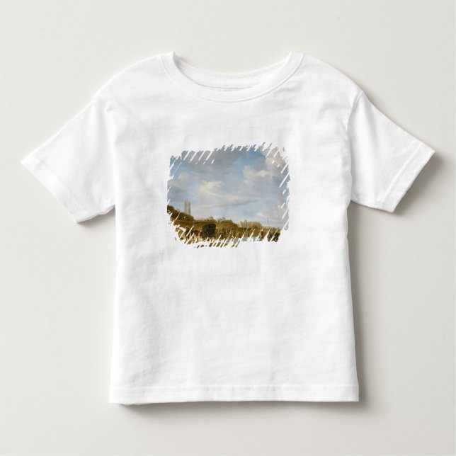 T-shirt A praia em Egmond-an-Zee (Frente)