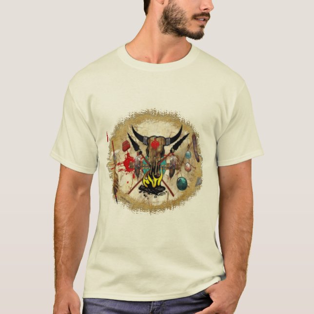 T-shirt A Promessa Arte Nativa Americana (Frente)