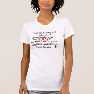T-shirt A próxima vez alguém di-lo que Cheerleading é