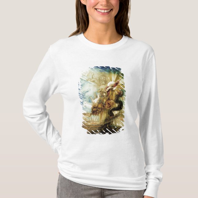 T-shirt A queda do Phaethon (w/c no papel) (Frente)