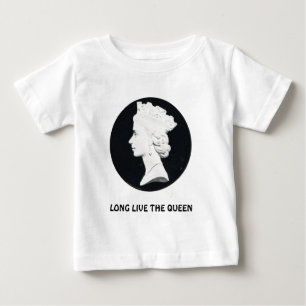 T-shirt A rainha Elizabeth II, vive por muito tempo a