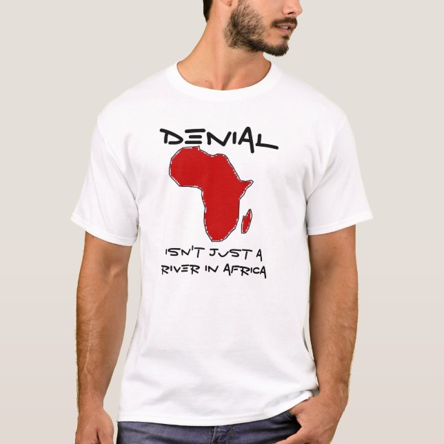 T-shirt A recusa não é apenas um rio em África (Frente)